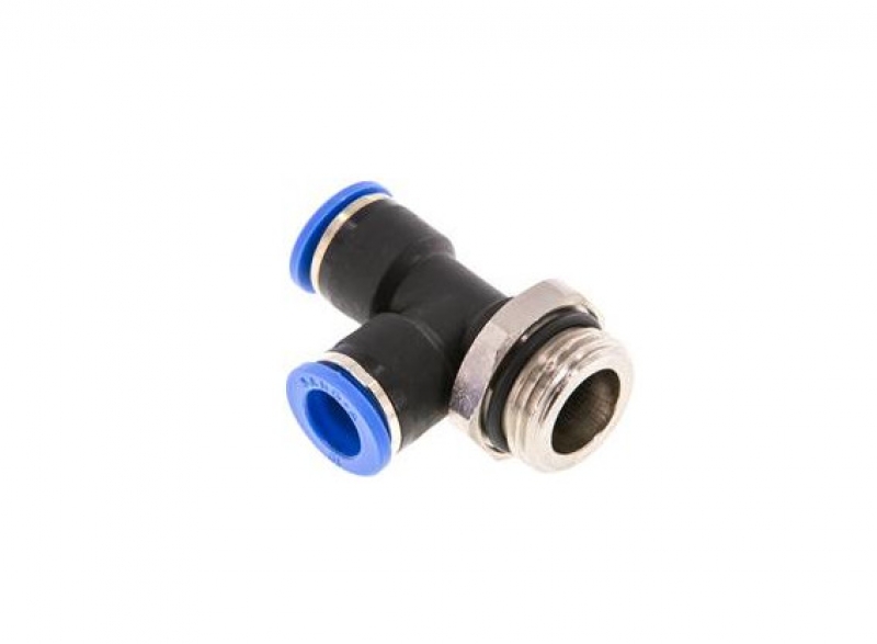 T Push-in Fitting 1/2" -  10mm, side thread