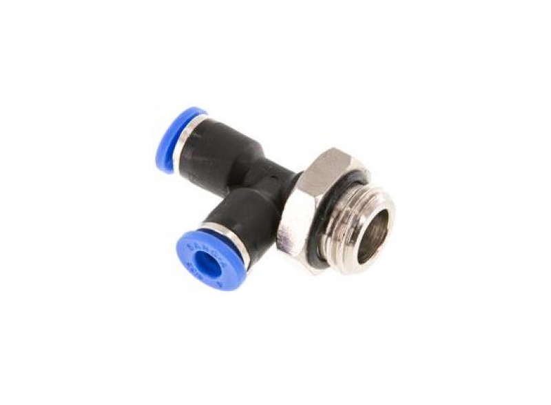 T Push-in Fitting   1/4''   -     4mm, side thread