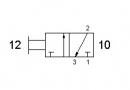 Разпределител 321 TT, 3/2, 1/8"