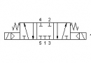 Разпределител 5213C EE, 5/3, 1/8"