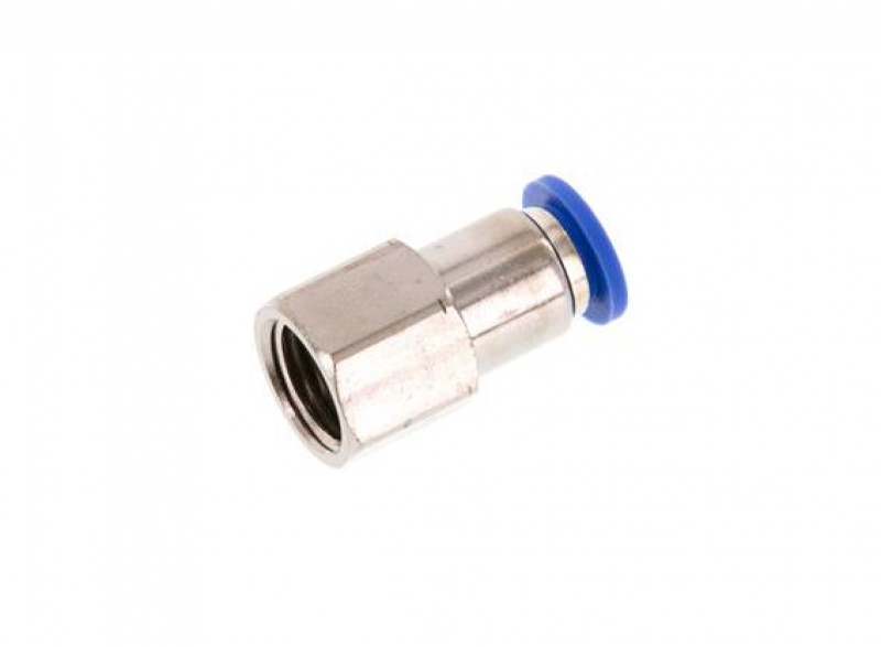 Straight fitting 1/4" - 8 mm, female thread