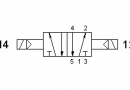 Разпределител 522 EE, 5/2, 1/4”