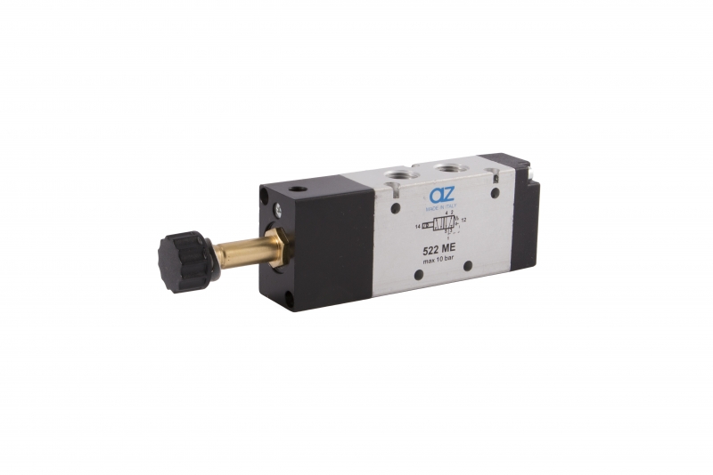 Solenoid valve 522 ME, 5/2, 1/4"