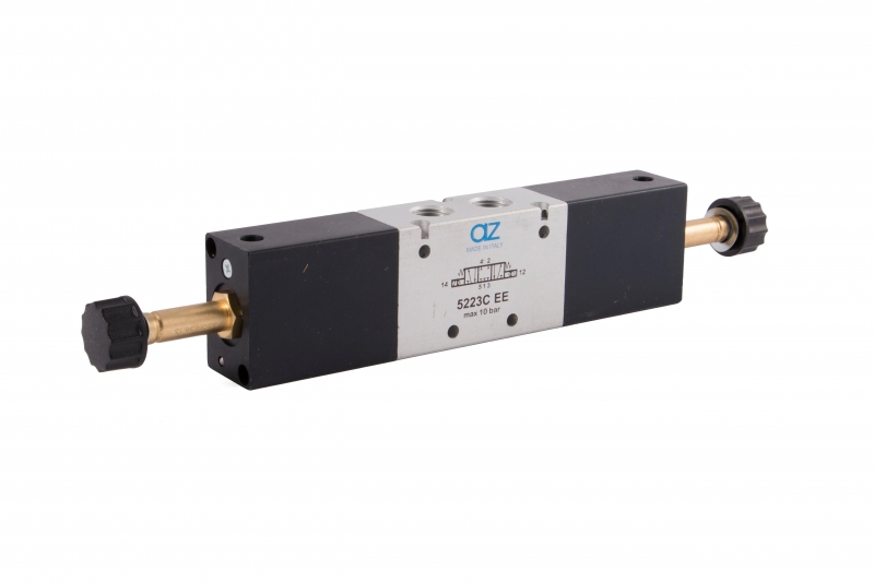 Solenoid valve 5223C EE, 5/3, 1/4"