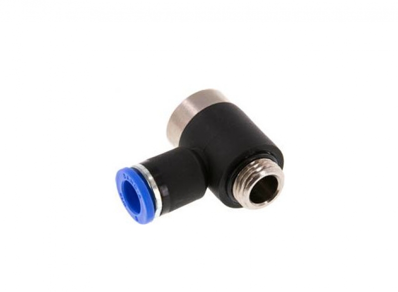 Elbow fitting  with internal hexagon 1/4'' - 8mm