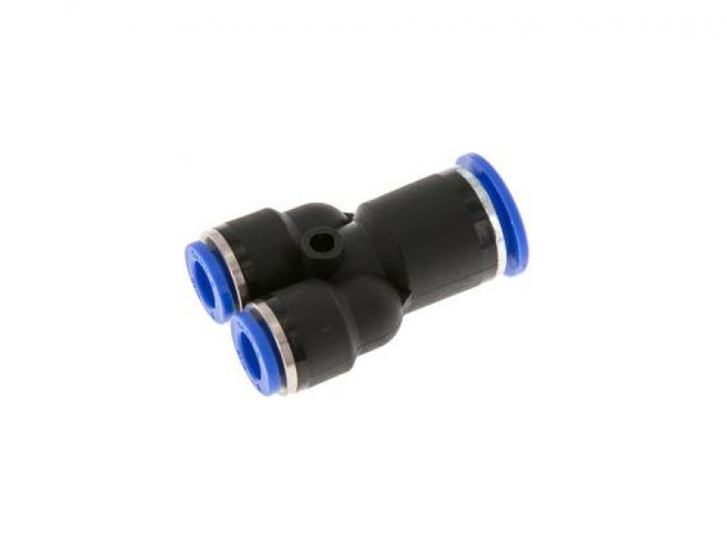 Y-connector, reducing 12mm - 8mm