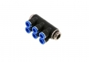 Distributor 1/2" - 10 mm, 6 outlets