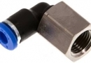 Elbow fitting, female thread 1/8" - 4mm