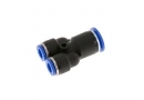 Y-connector, reducing 12mm - 8mm