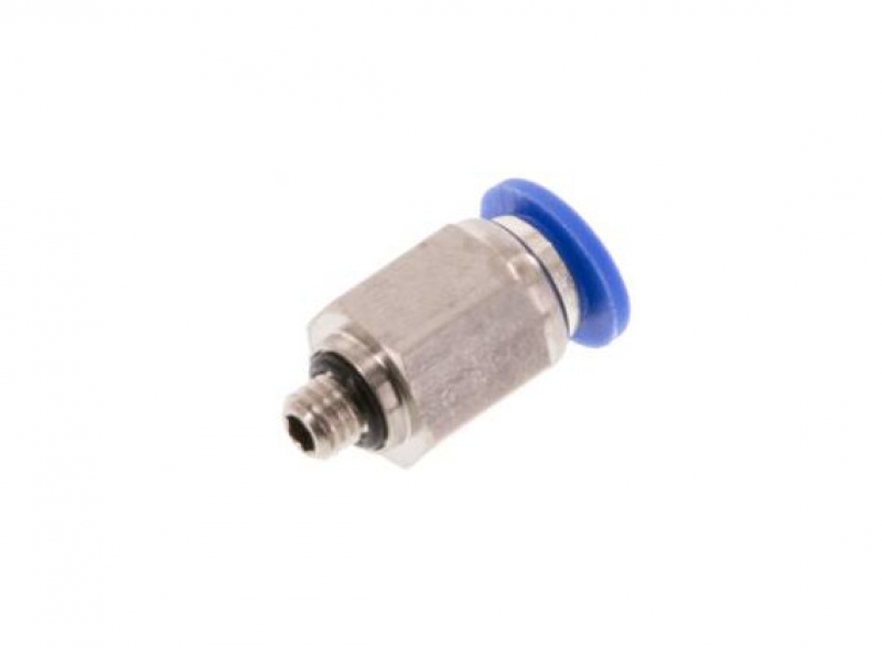 Straight fitting M5 - 6 mm