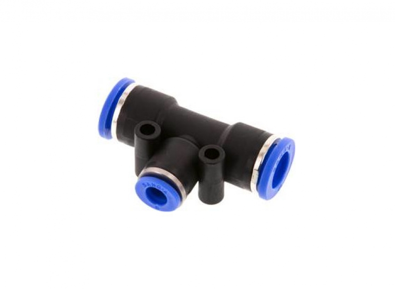 T-connector, reducing 10mm - 6mm