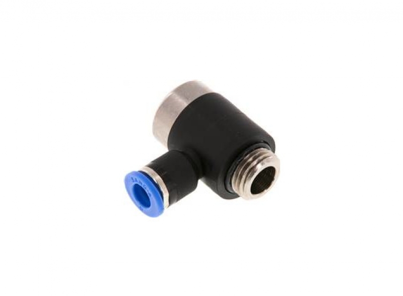 Elbow fitting  with internal hexagon 1/4'' - 6mm