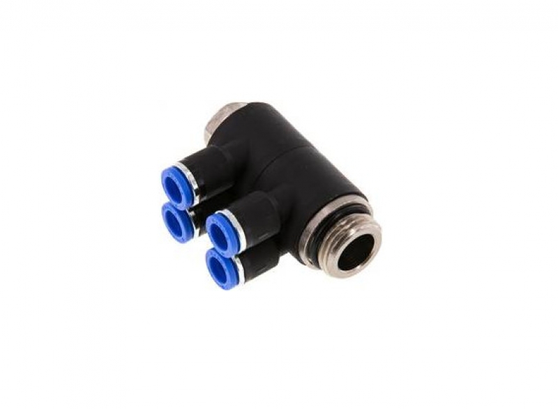 Distributor 1/2" - 8 mm, 4 outlets