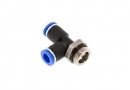T Push-in Fitting 3/8'' - 8mm, side thread