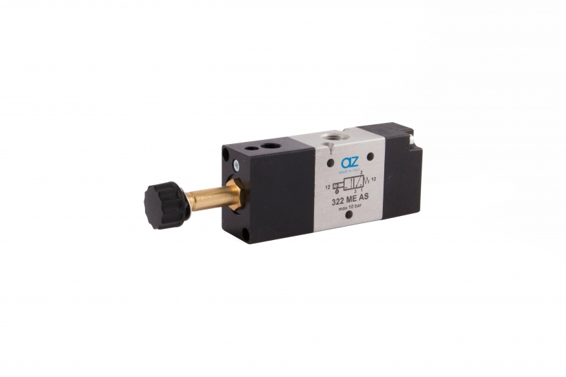Solenoid valve 322 ME AS, 3/2, 1/4"