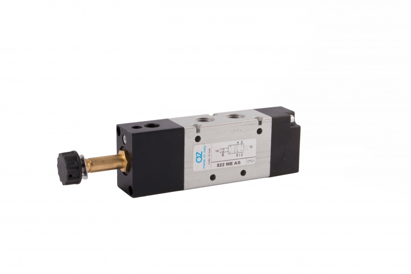 Solenoid valve 522 ME AS, 5/2, 1/4"