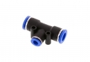 T-connector, reducing 10mm - 6mm