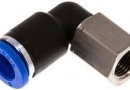 Elbow fitting, female thread 1/8"- 8mm