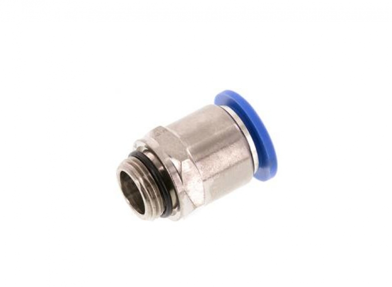 Straight fitting 3/8" - 14 mm