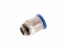 Straight fitting 3/8" - 14 mm