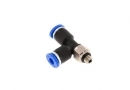 T Push-in Fitting  M5    -    6mm, side thread