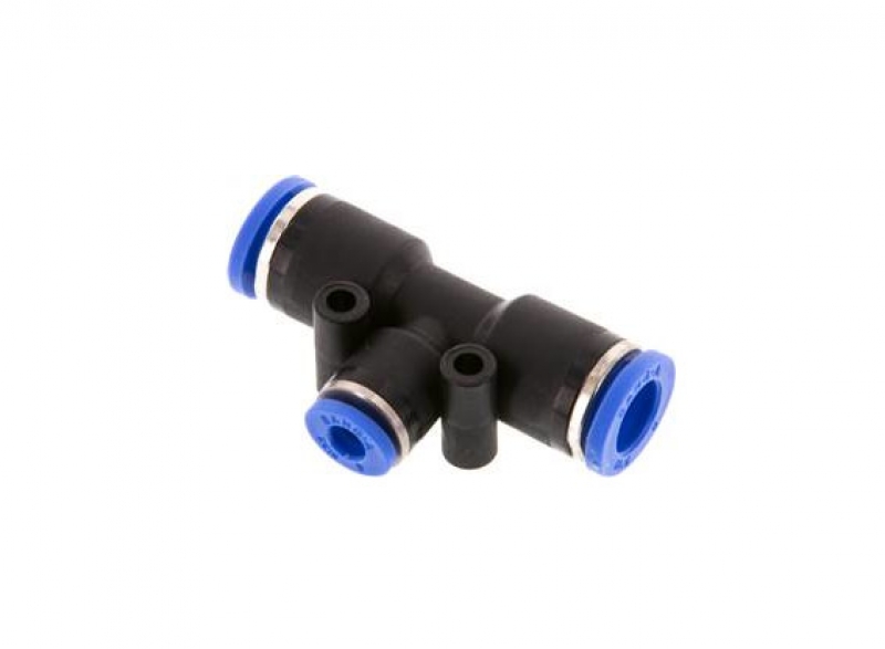 T-connector, reducing 8mm - 4mm