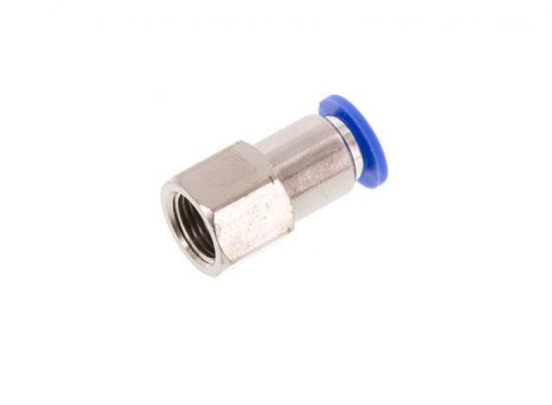 Straight fitting 1/8" - 6 mm, female thread