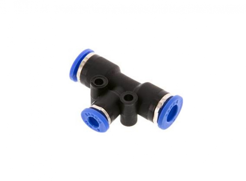 T-connector, reducing 6mm - 4mm