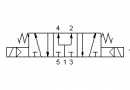Разпределител 5243P EE, 5/3, 1/2"