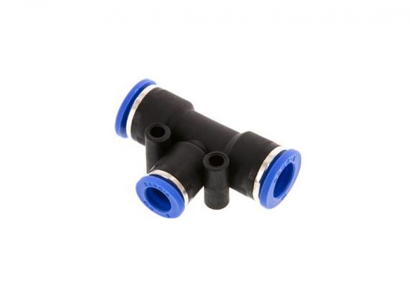 T-connector, reducing 10mm - 8mm