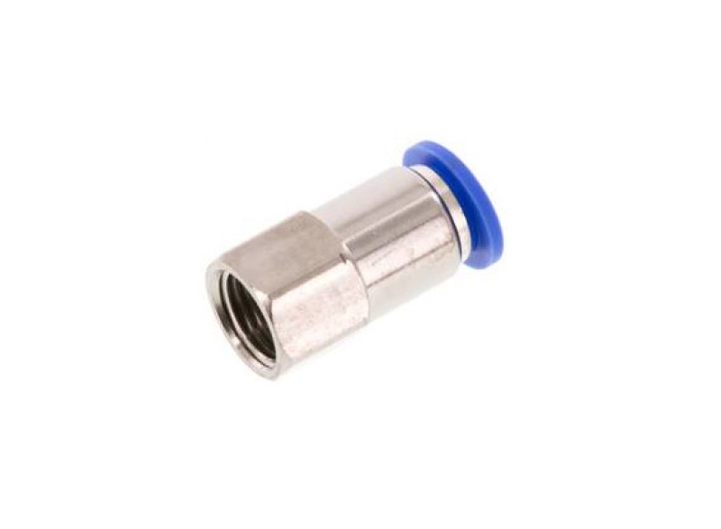 Straight fitting 1/4" - 10 mm, female thread