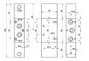 Разпределител 5223A CC, 5/3, 1/4"