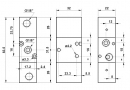 Разпределител 321 CC, 3/2, 1/8"