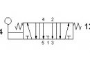 Разпределител 5213A ML90, 5/3, 1/8"
