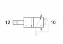 Разпределител 321 MEA, 3/2, 1/8"