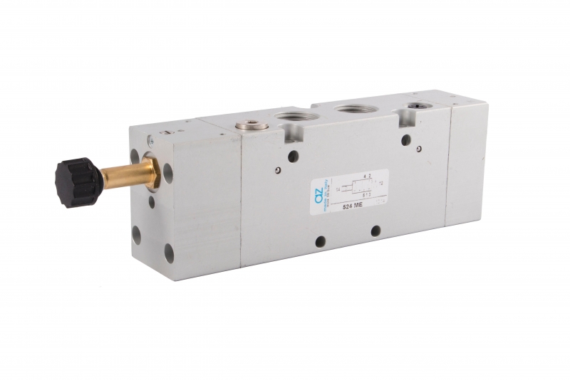 Solenoid valve 524 ME, 5/2, 1/2"