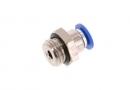 Straight fitting 1/4" - 6 mm