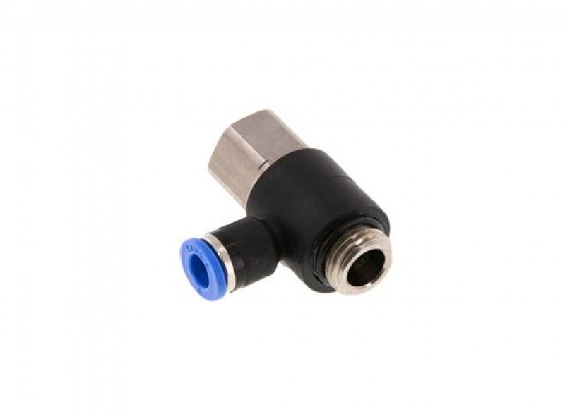 T-fitting, male and female thread 1/4" - 6mm
