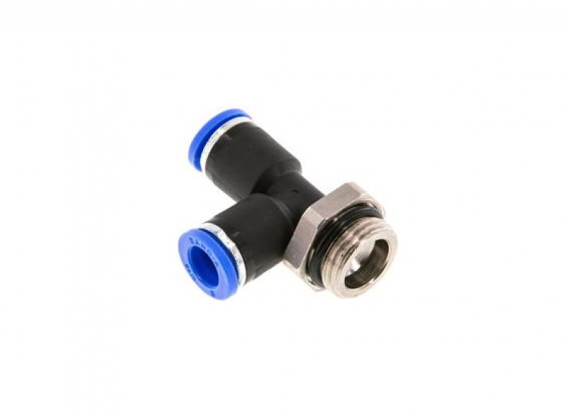 T Push-in Fitting 3/8'' - 8mm, side thread