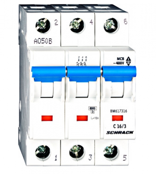Miniature Circuit Breaker C 16/3 6kA