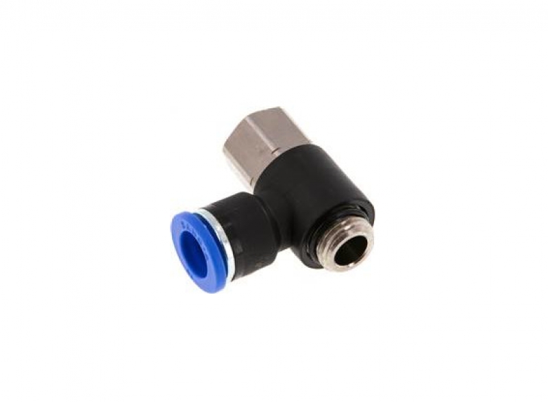 T-fitting, male and female thread 1/4"- 10mm